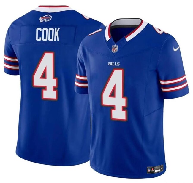Women's Buffalo Bills #4 James Cook Blue 2023 F.U.S.E. Vapor Untouchable Limited Stitched Football Jersey(Run Small) Women's Buffalo Bills #4 James Cook Blue 2023 F.U.S.E. Vapor Untouchable Limited Stitched Football Jersey(Run Small)